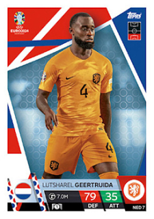Lutsharel Geertruida Netherlands Topps Match Attax EURO 2024 #NED7
